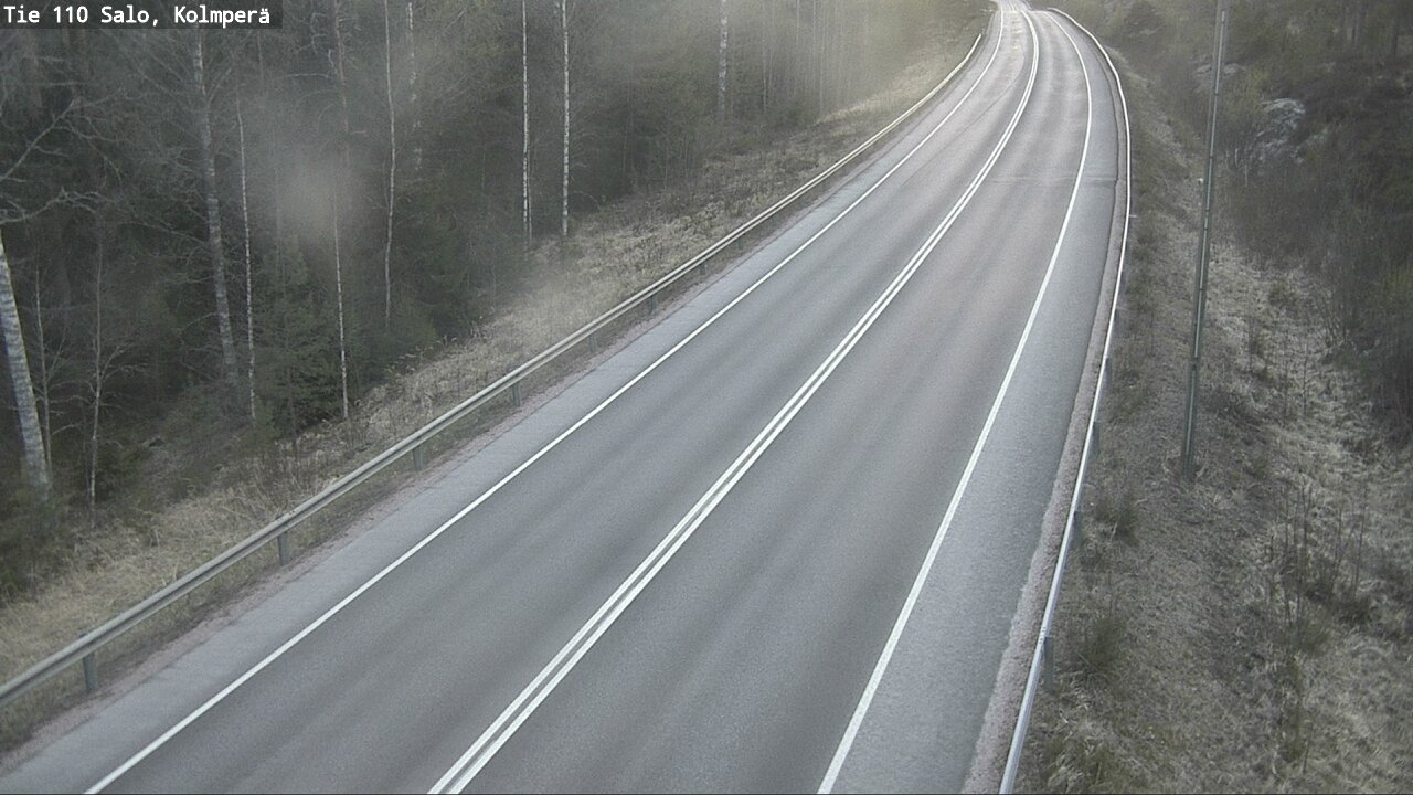Weather Camera Image Väg 110 Salo, Kolmperä, Salo, Varsinais-Suomi