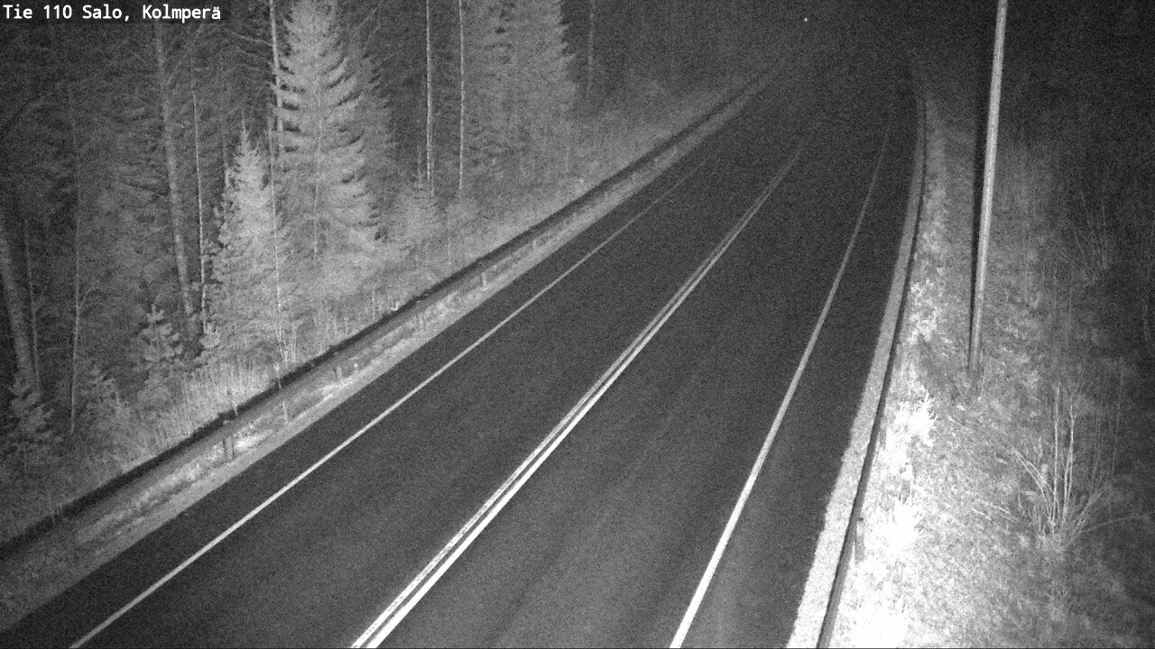 Weather Camera Image Road 110 Salo, Kolmperä, Salo, Varsinais-Suomi
