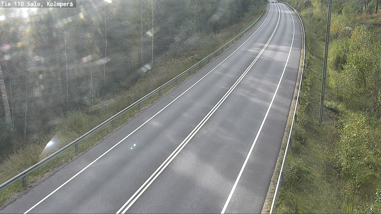 Weather Camera Image Väg 110 Salo, Kolmperä, Salo, Varsinais-Suomi