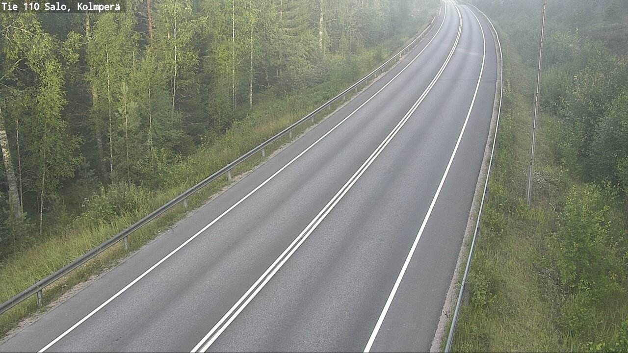 Weather Camera Image Väg 110 Salo, Kolmperä, Salo, Varsinais-Suomi
