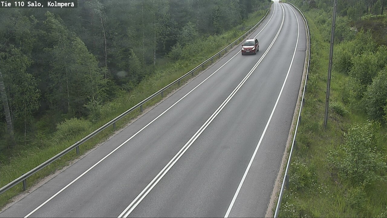 Weather Camera Image Road 110 Salo, Kolmperä, Salo, Varsinais-Suomi