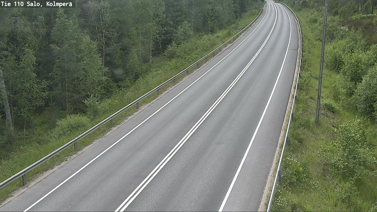 Weather Camera Image Road 110 Salo, Kolmperä, Salo, Varsinais-Suomi