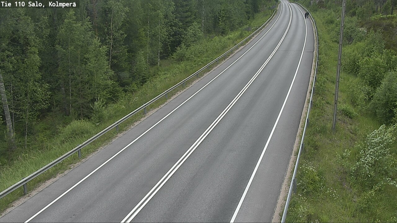 Weather Camera Image Väg 110 Salo, Kolmperä, Salo, Varsinais-Suomi