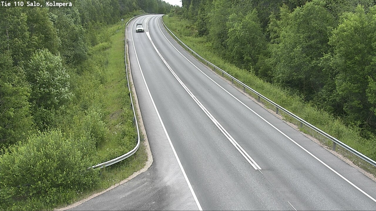 Weather Camera Image Väg 110 Salo, Kolmperä, Salo, Varsinais-Suomi