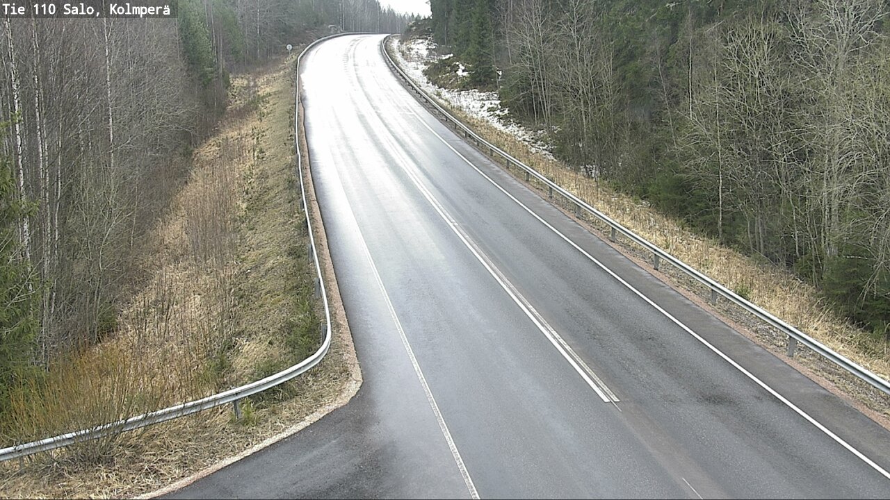 Weather Camera Image Väg 110 Salo, Kolmperä, Salo, Varsinais-Suomi