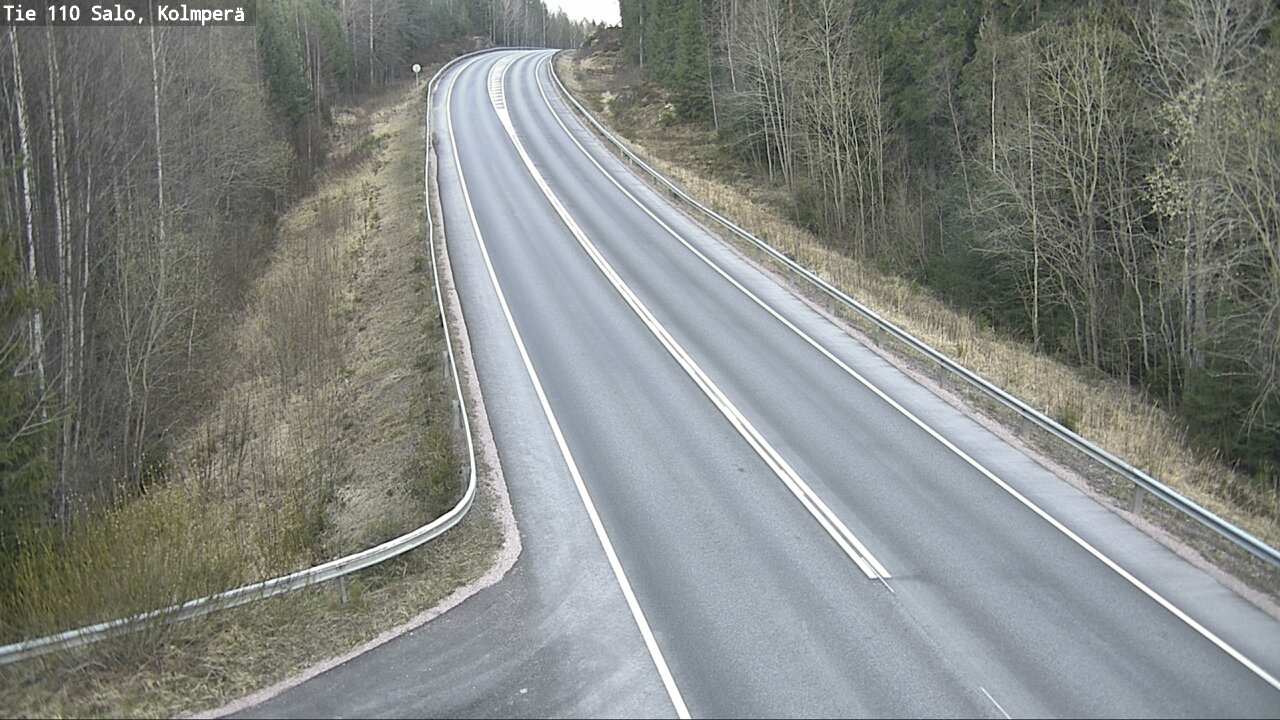 Weather Camera Image Väg 110 Salo, Kolmperä, Salo, Varsinais-Suomi