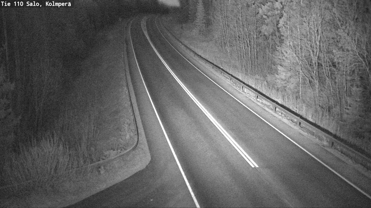 Weather Camera Image Road 110 Salo, Kolmperä, Salo, Varsinais-Suomi