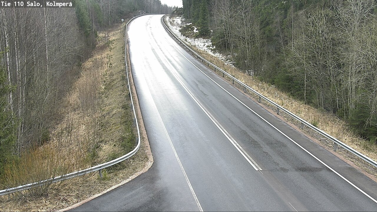 Weather Camera Image Väg 110 Salo, Kolmperä, Salo, Varsinais-Suomi
