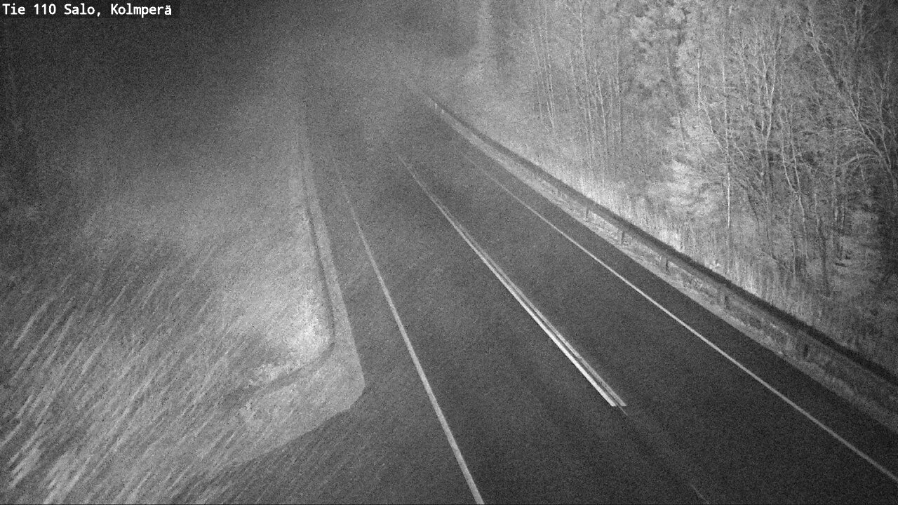 Weather Camera Image Road 110 Salo, Kolmperä, Salo, Varsinais-Suomi