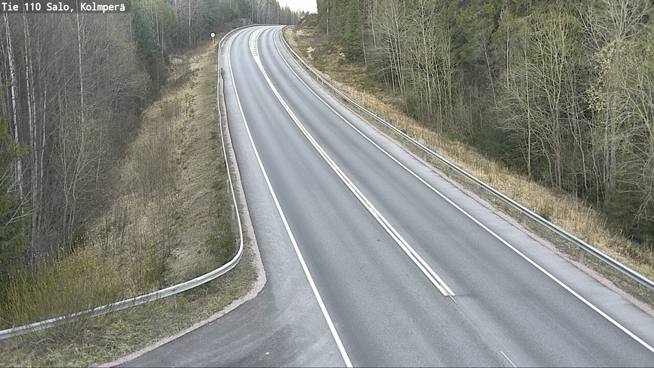 Weather Camera Image Väg 110 Salo, Kolmperä, Salo, Varsinais-Suomi