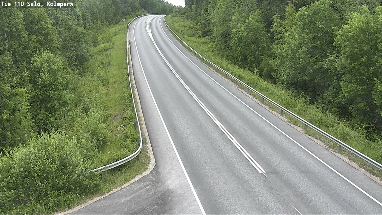 Weather Camera Image Väg 110 Salo, Kolmperä, Salo, Varsinais-Suomi