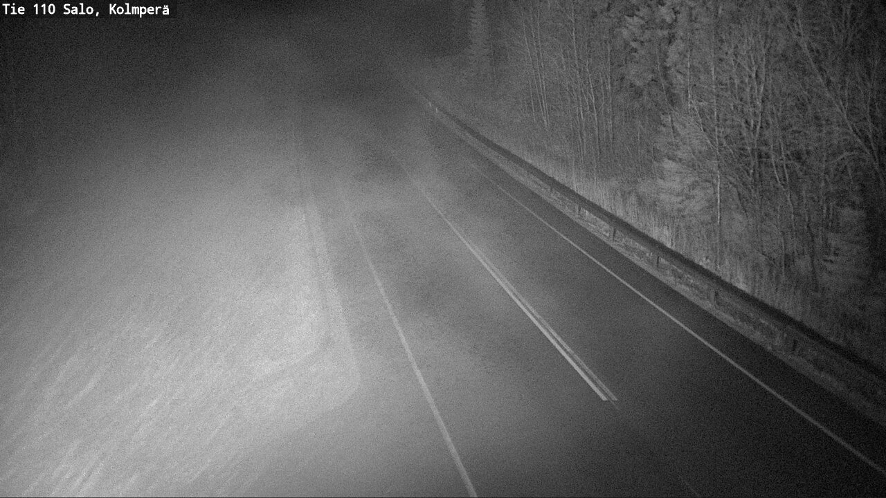 Weather Camera Image Road 110 Salo, Kolmperä, Salo, Varsinais-Suomi