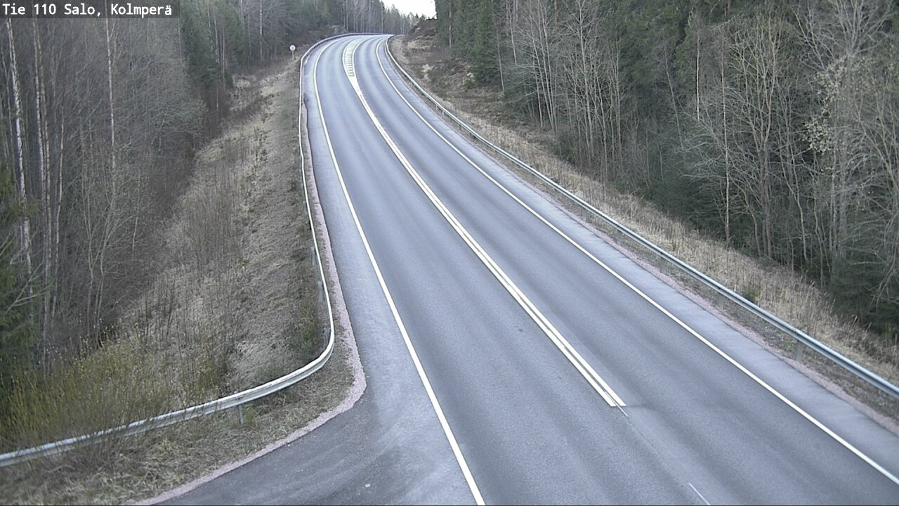 Weather Camera Image Väg 110 Salo, Kolmperä, Salo, Varsinais-Suomi