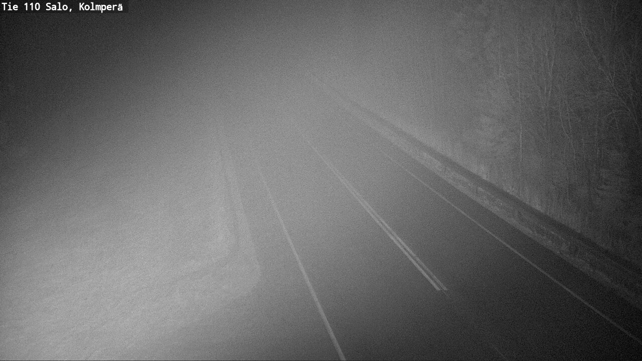 Weather Camera Image Väg 110 Salo, Kolmperä, Salo, Varsinais-Suomi