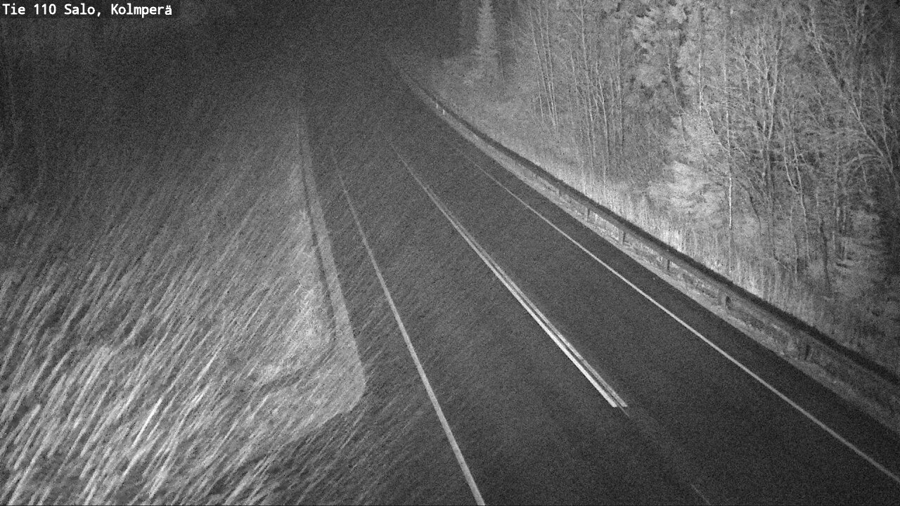 Weather Camera Image Road 110 Salo, Kolmperä, Salo, Varsinais-Suomi