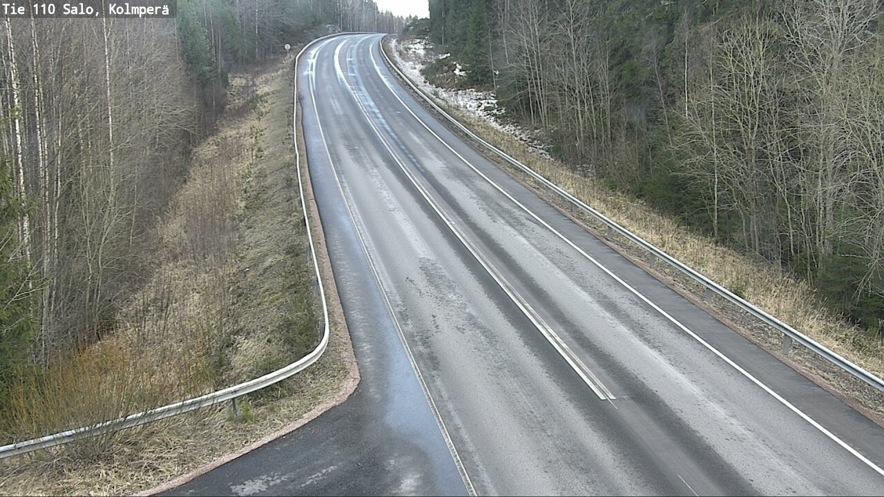 Weather Camera Image Väg 110 Salo, Kolmperä, Salo, Varsinais-Suomi