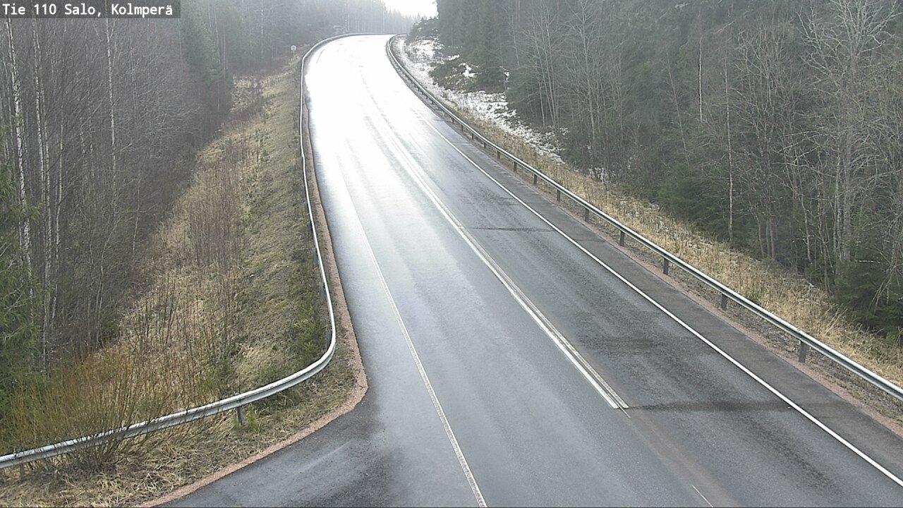 Weather Camera Image Väg 110 Salo, Kolmperä, Salo, Varsinais-Suomi