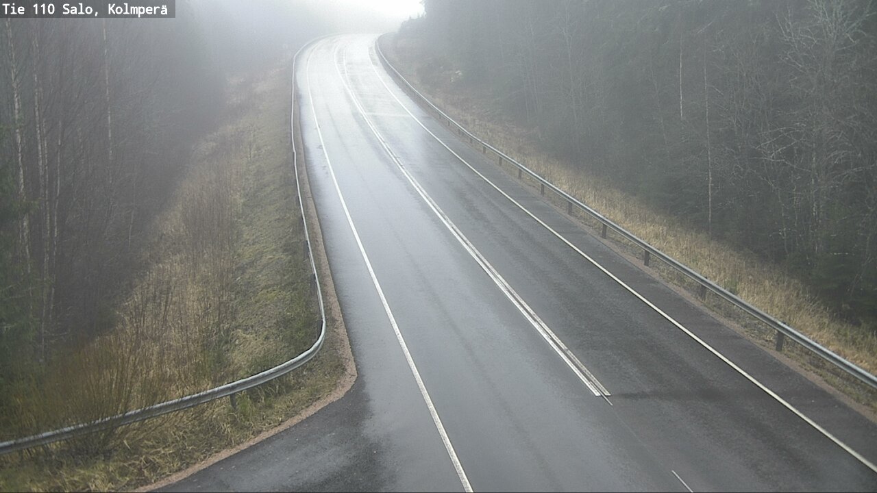 Weather Camera Image Väg 110 Salo, Kolmperä, Salo, Varsinais-Suomi