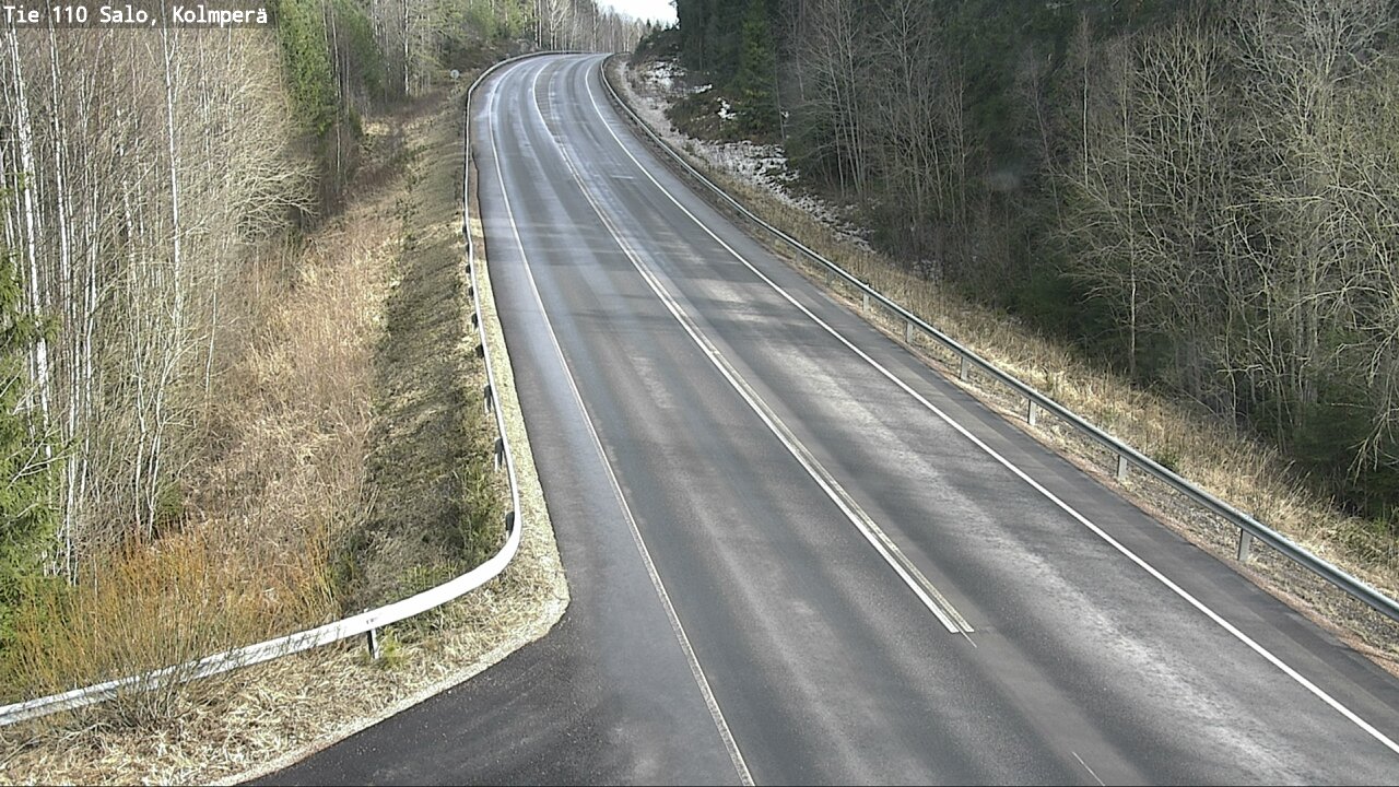 Weather Camera Image Väg 110 Salo, Kolmperä, Salo, Varsinais-Suomi