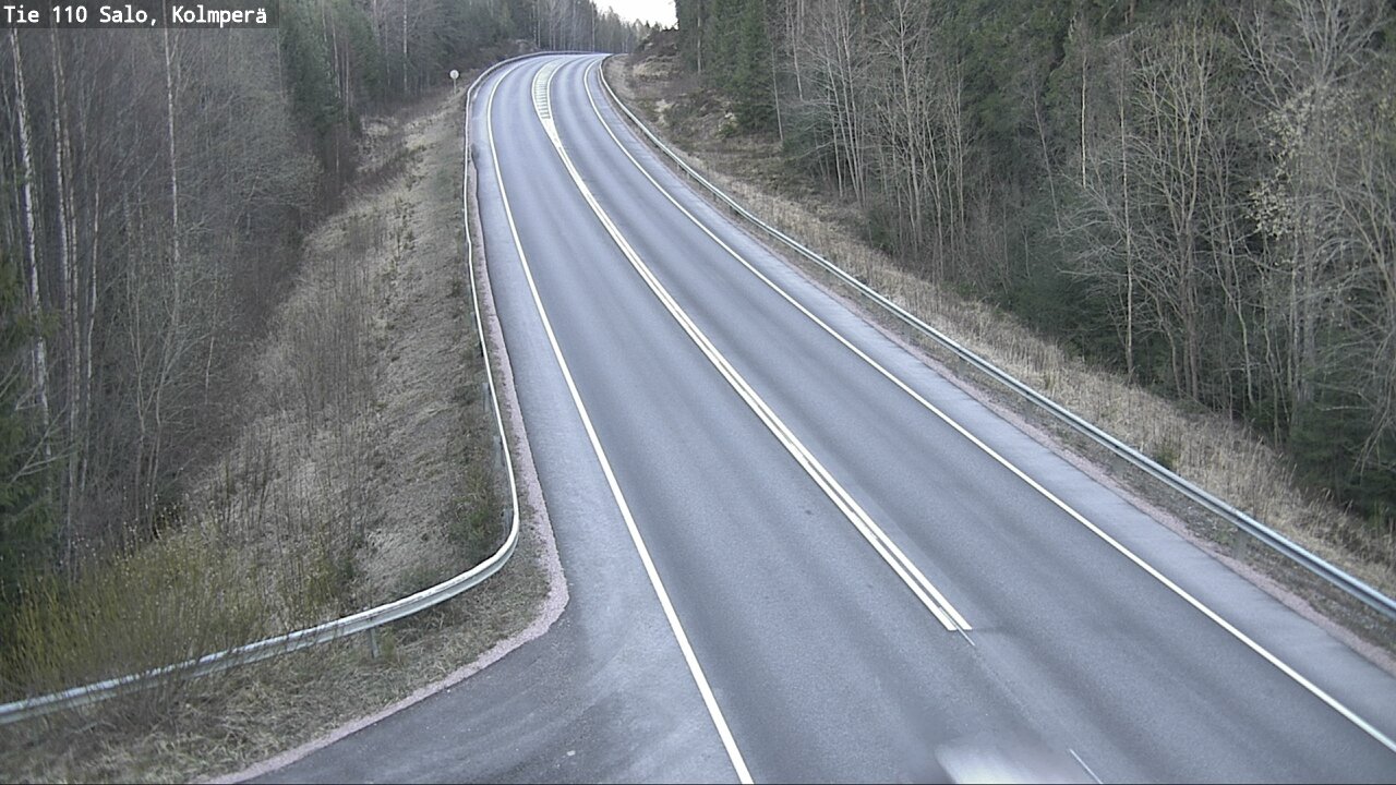 Weather Camera Image Väg 110 Salo, Kolmperä, Salo, Varsinais-Suomi