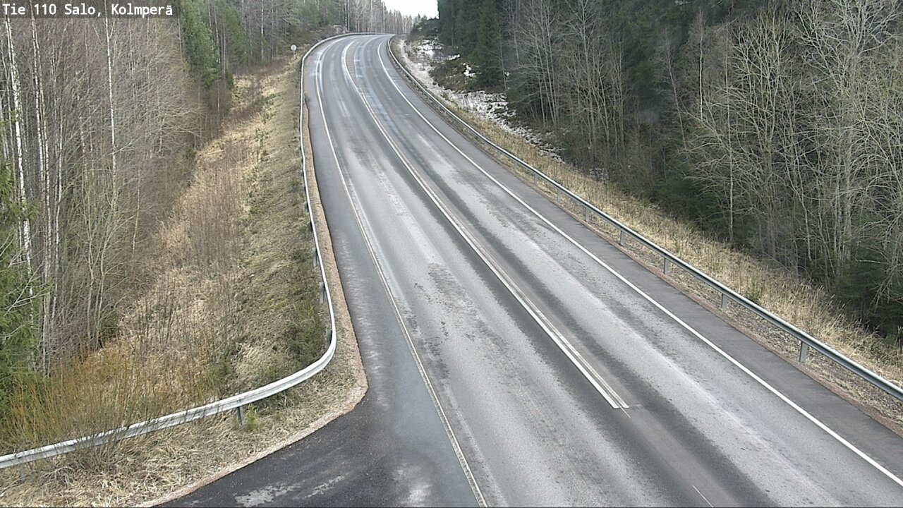 Weather Camera Image Väg 110 Salo, Kolmperä, Salo, Varsinais-Suomi