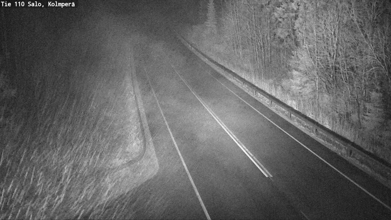 Weather Camera Image Road 110 Salo, Kolmperä, Salo, Varsinais-Suomi