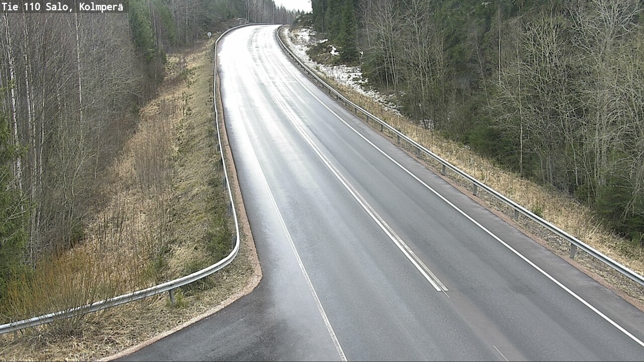 Weather Camera Image Väg 110 Salo, Kolmperä, Salo, Varsinais-Suomi
