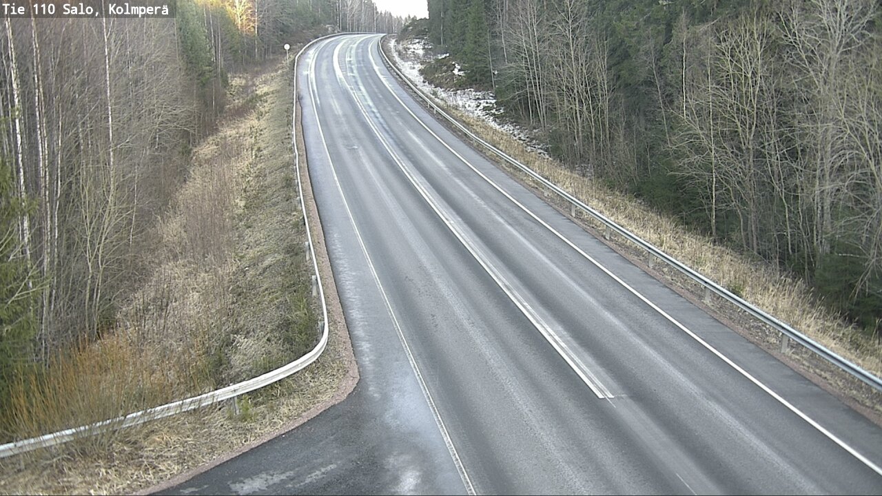 Weather Camera Image Väg 110 Salo, Kolmperä, Salo, Varsinais-Suomi