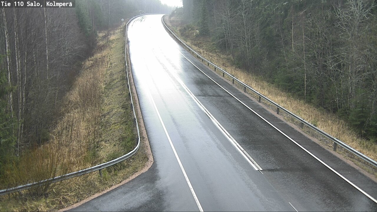 Weather Camera Image Väg 110 Salo, Kolmperä, Salo, Varsinais-Suomi