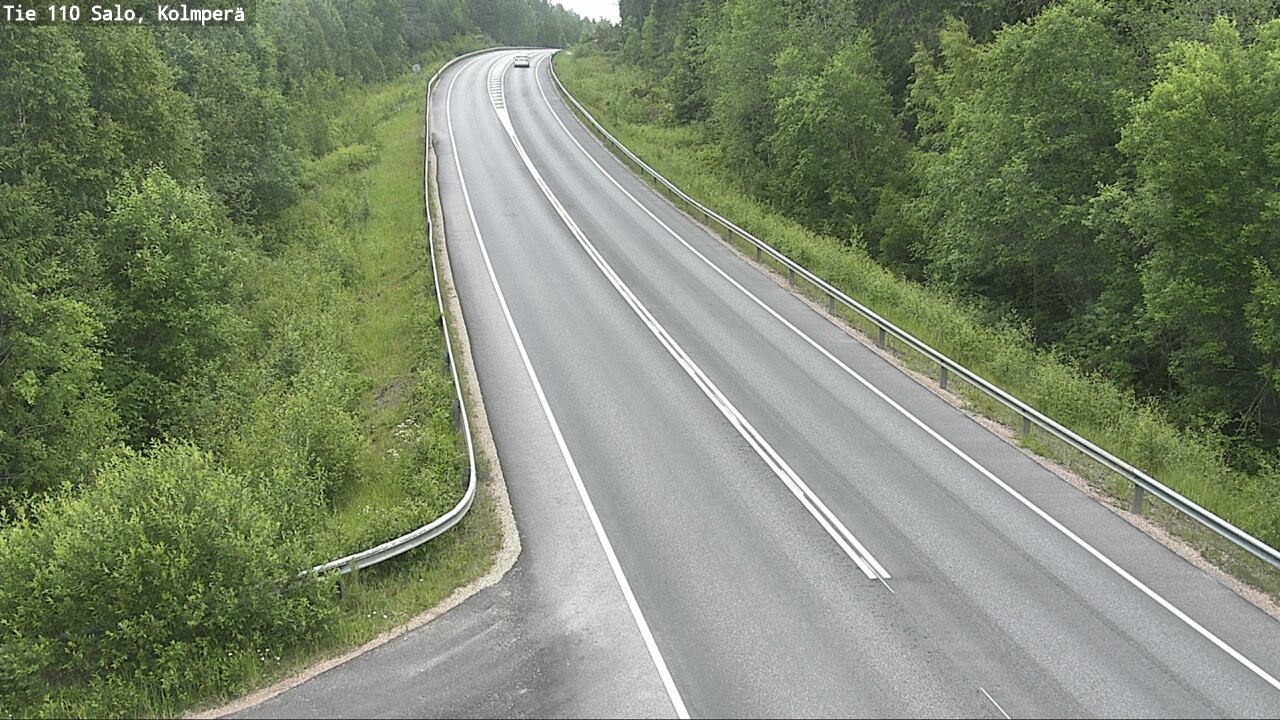 Weather Camera Image Väg 110 Salo, Kolmperä, Salo, Varsinais-Suomi