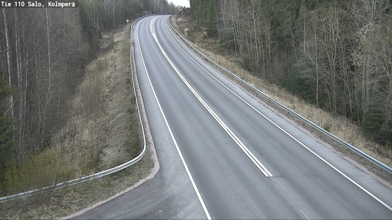 Weather Camera Image Väg 110 Salo, Kolmperä, Salo, Varsinais-Suomi