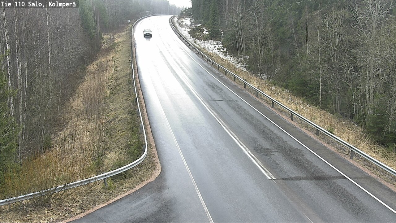 Weather Camera Image Väg 110 Salo, Kolmperä, Salo, Varsinais-Suomi