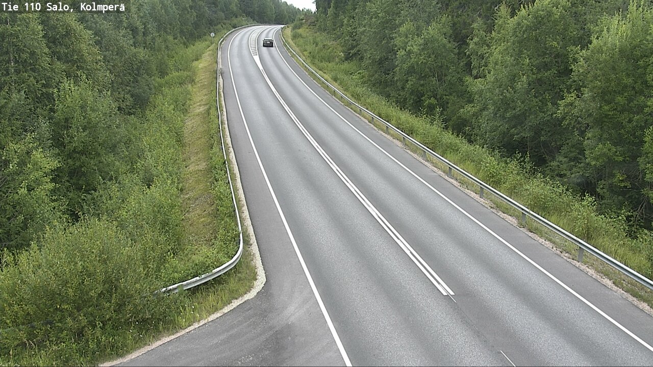 Weather Camera Image Väg 110 Salo, Kolmperä, Salo, Varsinais-Suomi