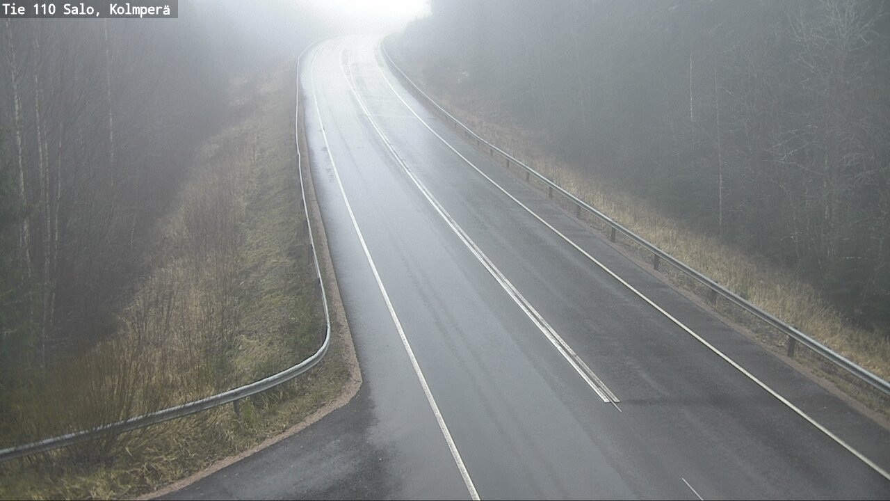 Weather Camera Image Väg 110 Salo, Kolmperä, Salo, Varsinais-Suomi