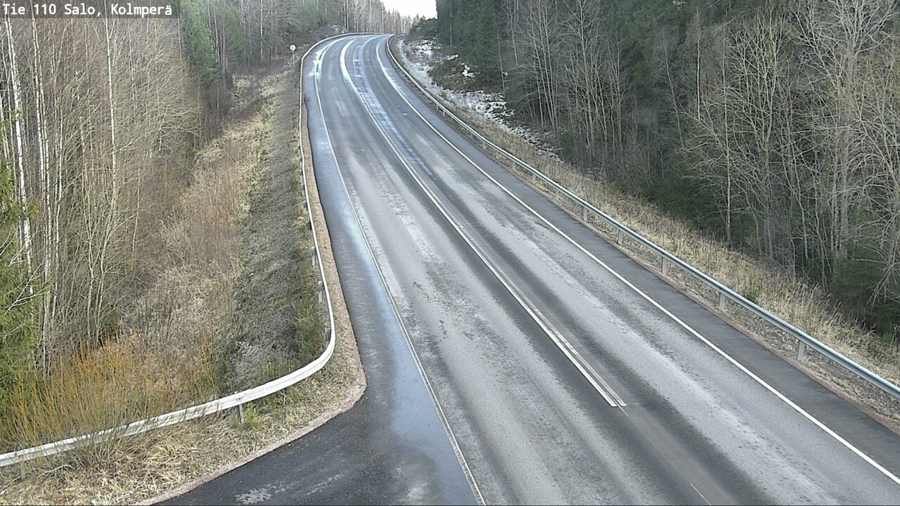 Weather Camera Image Väg 110 Salo, Kolmperä, Salo, Varsinais-Suomi