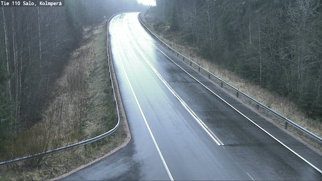 Weather Camera Image Väg 110 Salo, Kolmperä, Salo, Varsinais-Suomi
