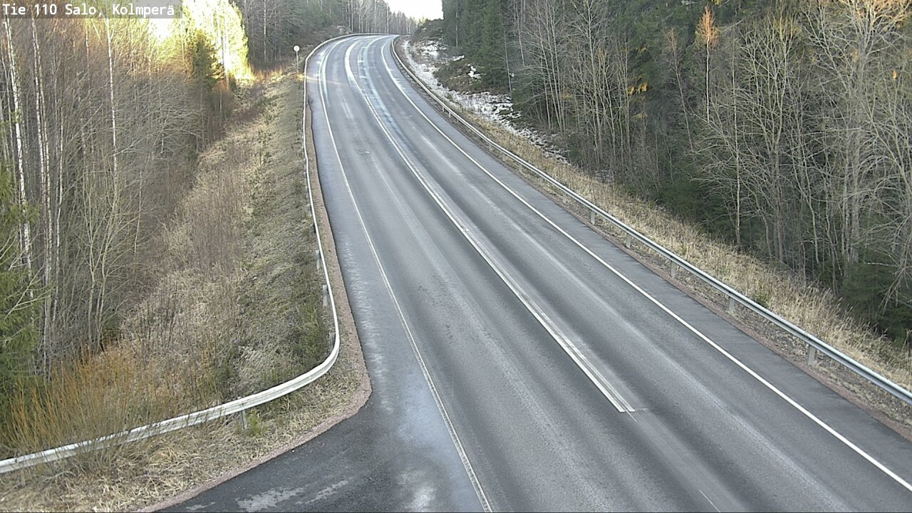 Weather Camera Image Road 110 Salo, Kolmperä, Salo, Varsinais-Suomi
