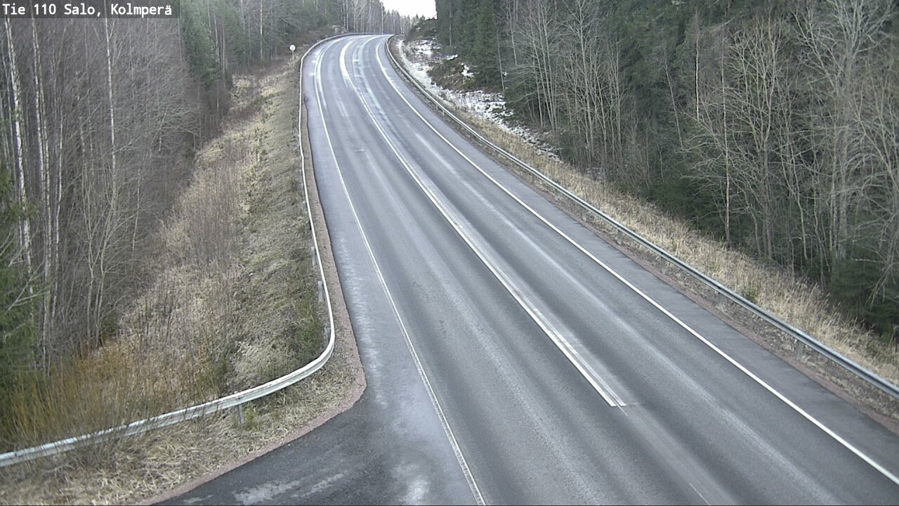 Weather Camera Image Väg 110 Salo, Kolmperä, Salo, Varsinais-Suomi