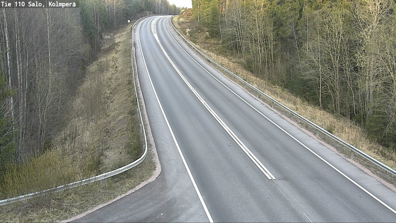Weather Camera Image Väg 110 Salo, Kolmperä, Salo, Varsinais-Suomi