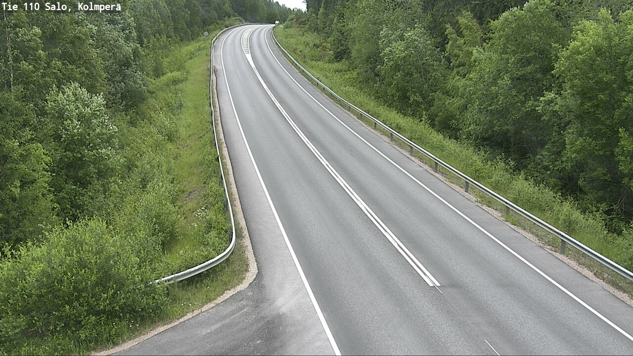 Weather Camera Image Väg 110 Salo, Kolmperä, Salo, Varsinais-Suomi