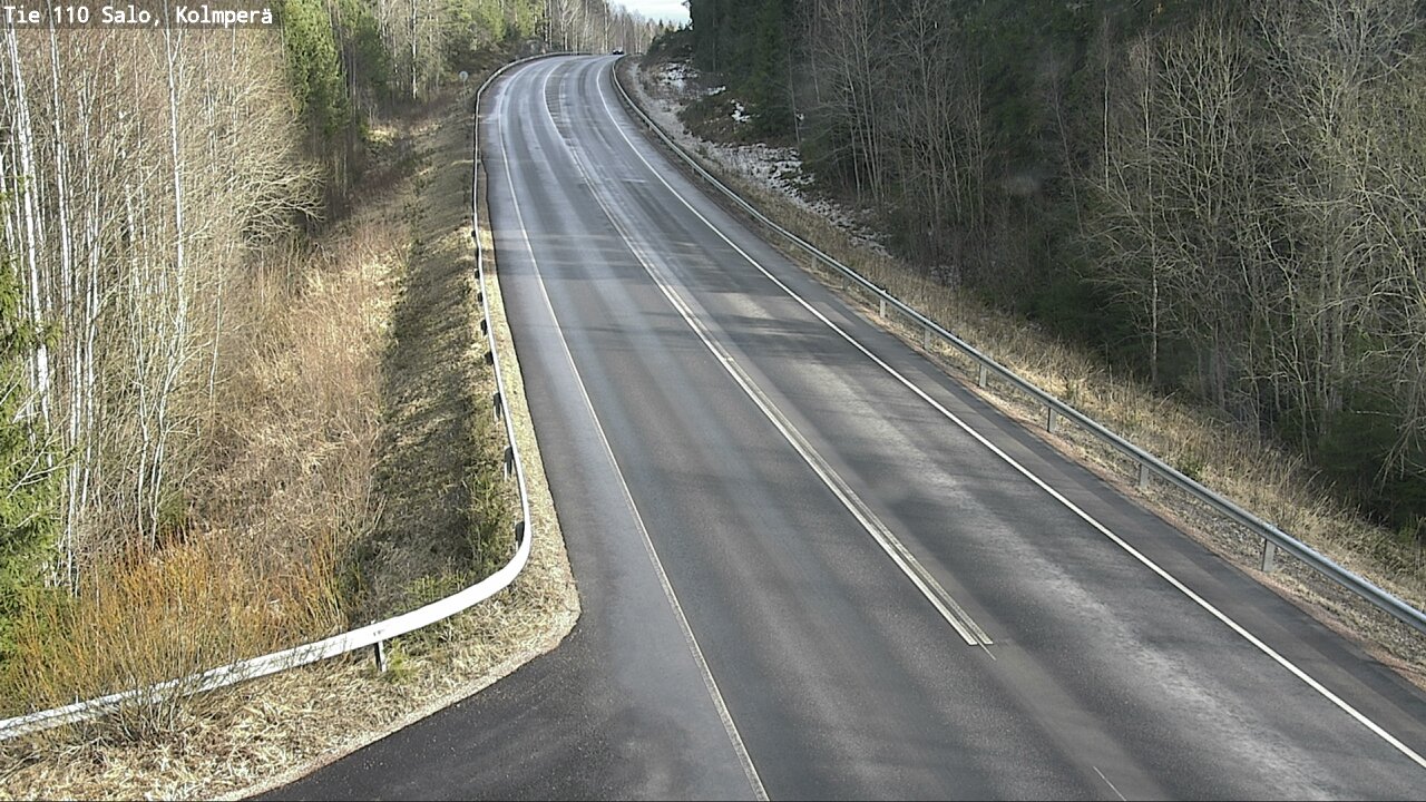 Weather Camera Image Väg 110 Salo, Kolmperä, Salo, Varsinais-Suomi