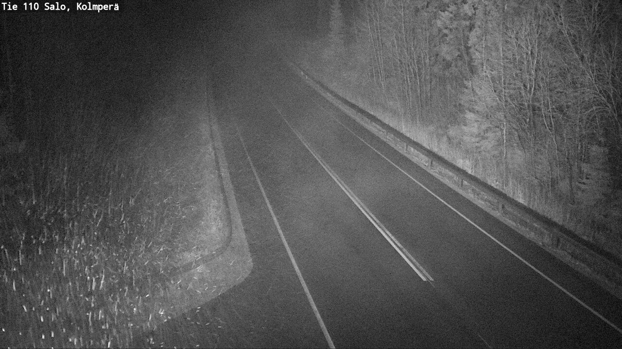 Weather Camera Image Road 110 Salo, Kolmperä, Salo, Varsinais-Suomi