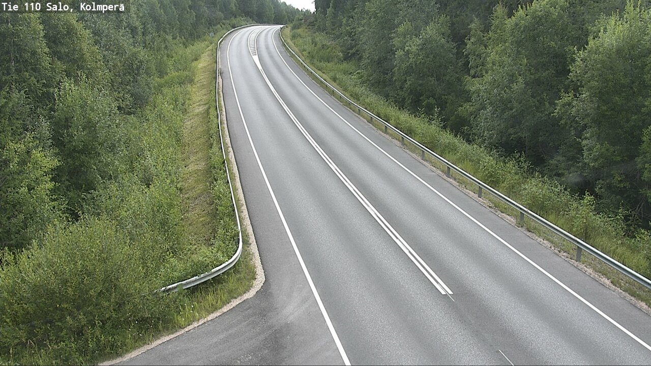 Weather Camera Image Väg 110 Salo, Kolmperä, Salo, Varsinais-Suomi