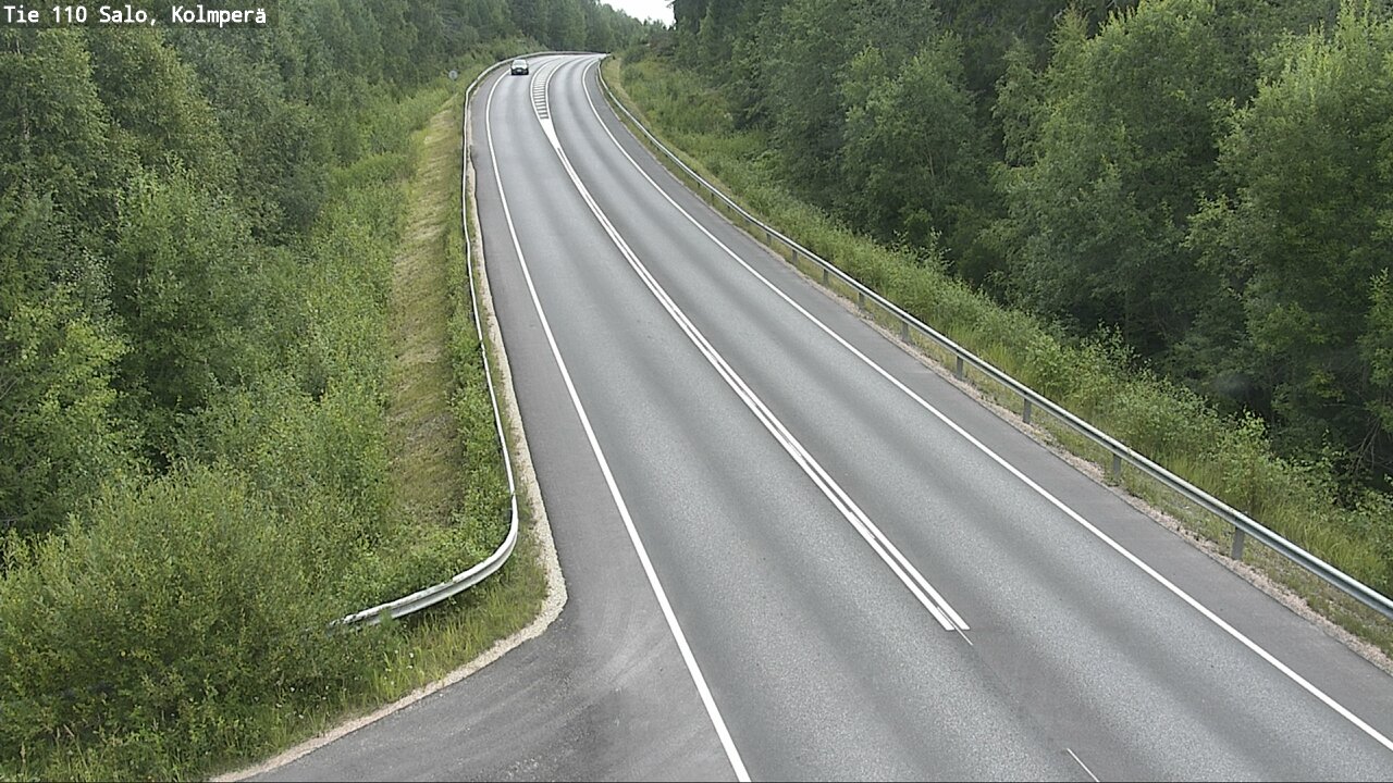 Weather Camera Image Väg 110 Salo, Kolmperä, Salo, Varsinais-Suomi