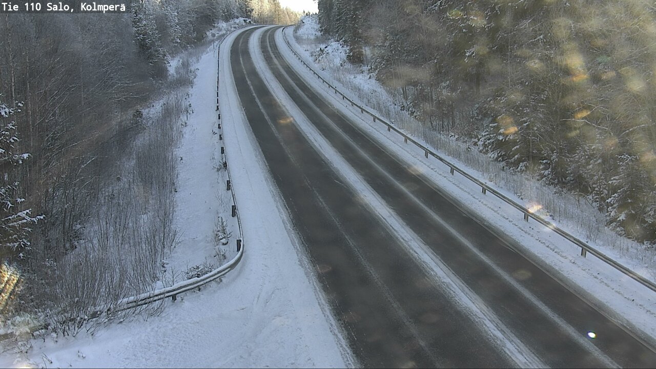 Weather Camera Image Road 110 Salo, Kolmperä, Salo, Varsinais-Suomi