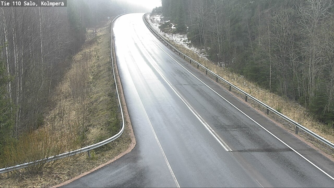 Weather Camera Image Väg 110 Salo, Kolmperä, Salo, Varsinais-Suomi