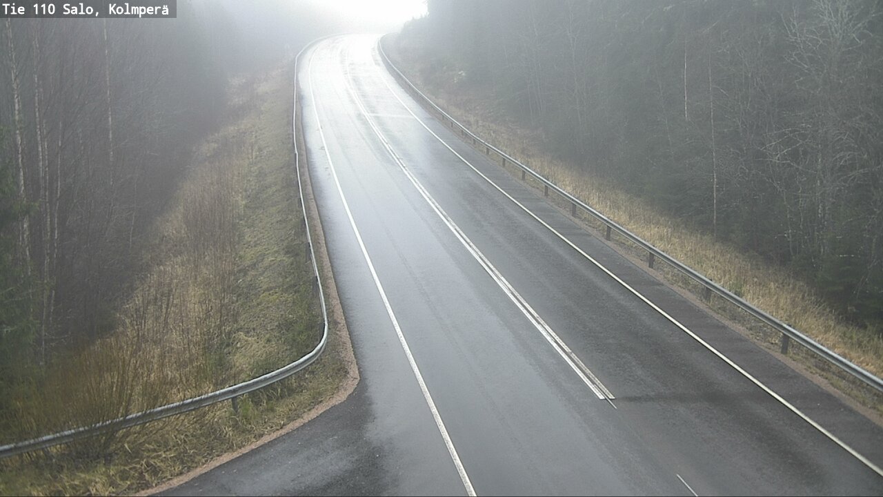 Weather Camera Image Väg 110 Salo, Kolmperä, Salo, Varsinais-Suomi