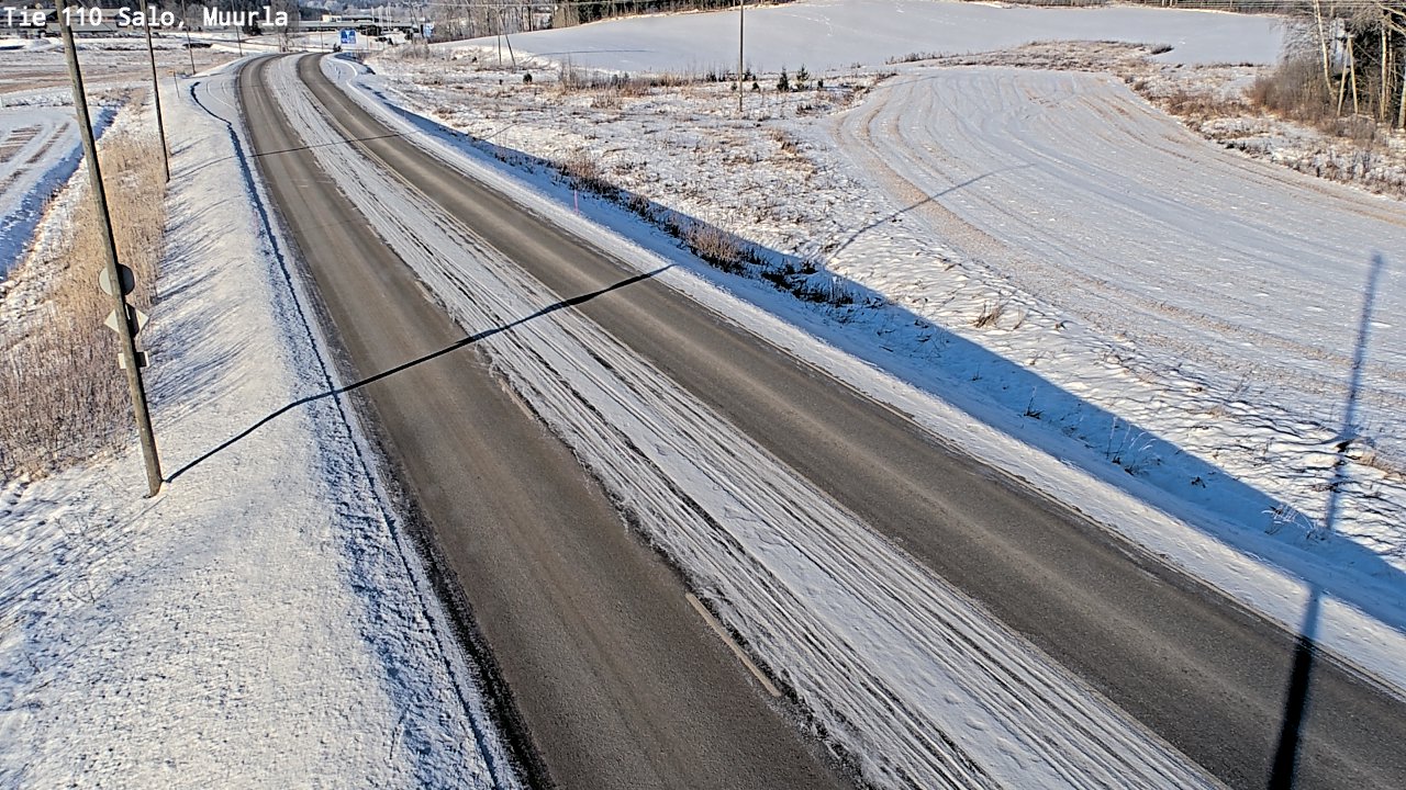 Weather Camera Image Road 110 Salo, Muurla, Salo, Varsinais-Suomi