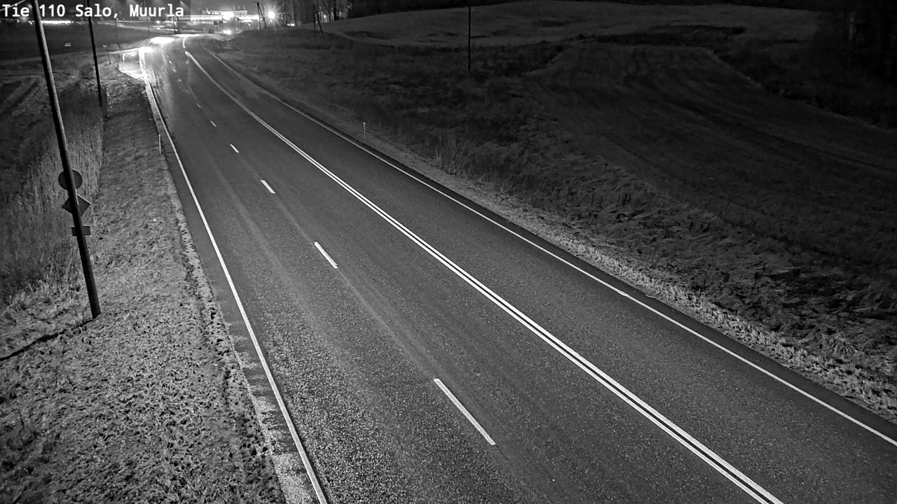 Weather Camera Image Väg 110 Salo, Muurla, Salo, Varsinais-Suomi