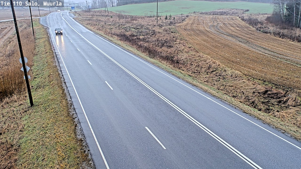 Weather Camera Image Väg 110 Salo, Muurla, Salo, Varsinais-Suomi